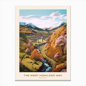 The West Highland Way Scotland 1 Hike Poster Canvas Print