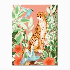 Tropic Cheetah Canvas Print
