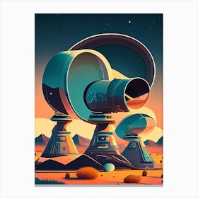 Telescope Array Comic Space Space Canvas Print