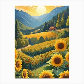 Sunflowers 16 Canvas Print