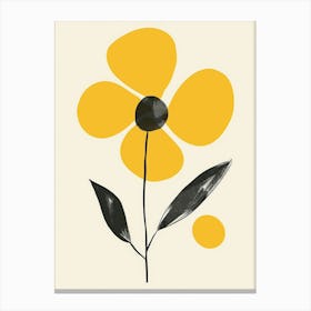 Yellow Flower 4 Canvas Print