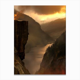 Fire And Water Canvas Print