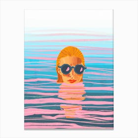 Swimmer Canvas Print
