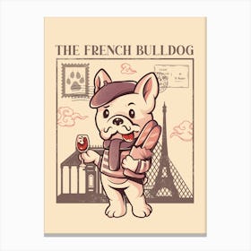 French Bulldog - Cute Dog Gift Canvas Print