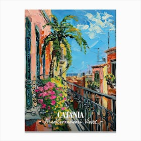 Mediterranean Views Catania 4 Canvas Print