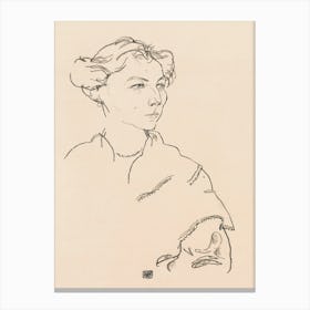 Lilly Steiner (1918), Egon Schiele Canvas Print