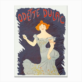 Odette Dulac, Leonetto Cappiello Canvas Print