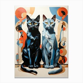 Two Cats 5 Canvas Print