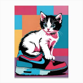 Nike Kitten Canvas Print