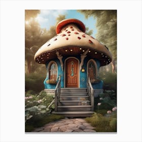 Mushroom House 4 Canvas Print