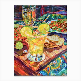 Mexican Food Canvas Print