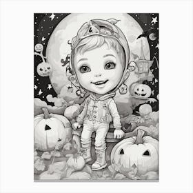 Halloween Pumpkins 2 Canvas Print