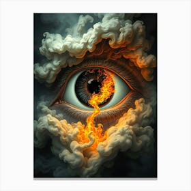 Eye Of Fire Canvas Print