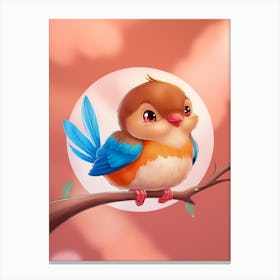 Cute Bird Canvas Print