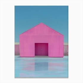 Pink Building 1 Canvas Print