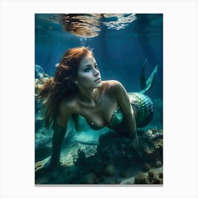 Mermaid-Reimagined 22 Canvas Print