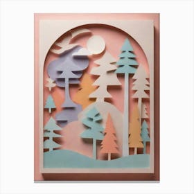 Paper Cut Art 6 Canvas Print