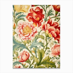 Floral Wallpaper 315 Canvas Print