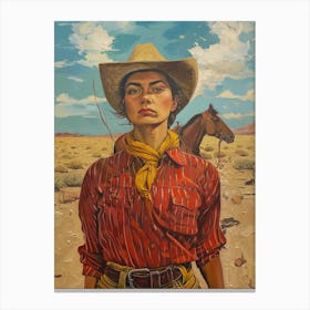 Cowgirl 2 Fy V Canvas Print