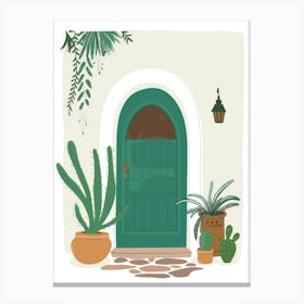 Cactus Door 2 Canvas Print