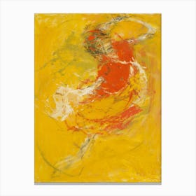 Dancer In Red And Yellow Canvas Print