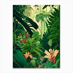 Majestic Jungle 7 Botanical Canvas Print