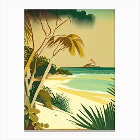 Bahamas Beach Rousseau Inspired Tropical Destination Canvas Print