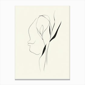 Portrait Of A Woman 1 Canvas Print