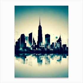 City Skyline 7 Canvas Print