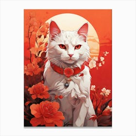 Chinese Cat 1 Canvas Print