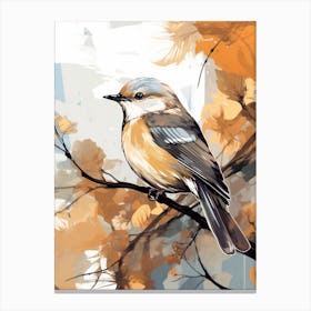 Bird On A Branch 2 Canvas Print