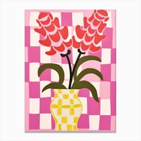 Snapdragon Flower Vase 4 Canvas Print