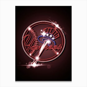 New York Yankees Logo Canvas Print