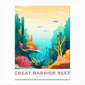 Australia Great Barrier Reef Canvas Print