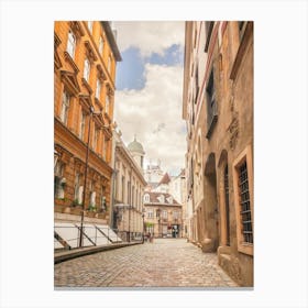 Griechengasse Vienna Alley Canvas Print