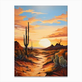 Nature And Desert Art Canvas Print