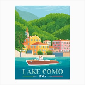 Lake Como Varenna Italy Canvas Print