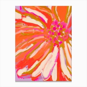 Abstract Flower Detail Canvas Print