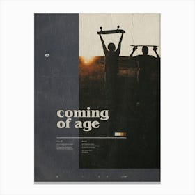 Coming Of Age Canvas Print