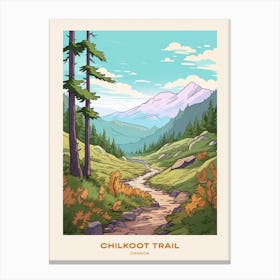 Chilkoot Trail Canada 1 Hike Poster Canvas Print