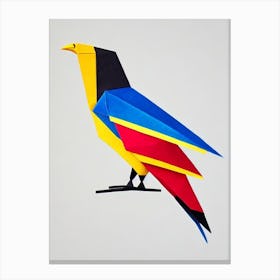California Condor Origami Bird Canvas Print