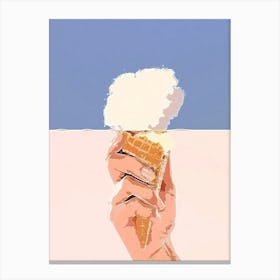 Ice Cream Cone Canvas Print