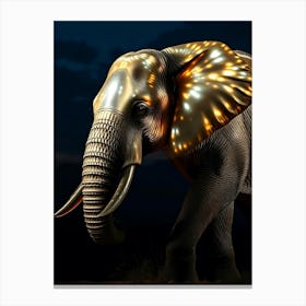 Wild Animal Creative Portrait 22 Canvas Print