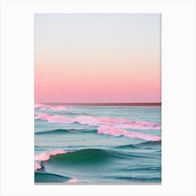 Long Reef Beach, Australia Pink Photography 1 Canvas Print
