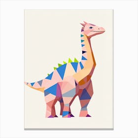 Nursery Dinosaur Art Avaceratops 2 Canvas Print