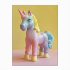 Pastel Toy Unicorn 1 Leinwandbild