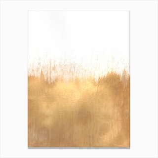 Brushed Gold Canvas Print