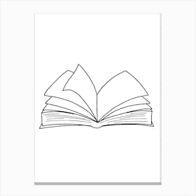 Open Book 1 Canvas Print