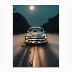 Moonlight Road Canvas Print