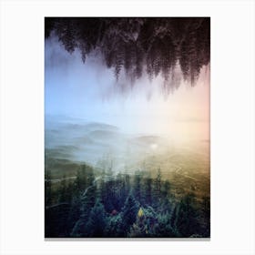 Flipped Forest Canvas Print